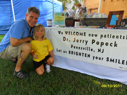 Dr Popeck and his family at the Pennsville SeptemberFest 2011