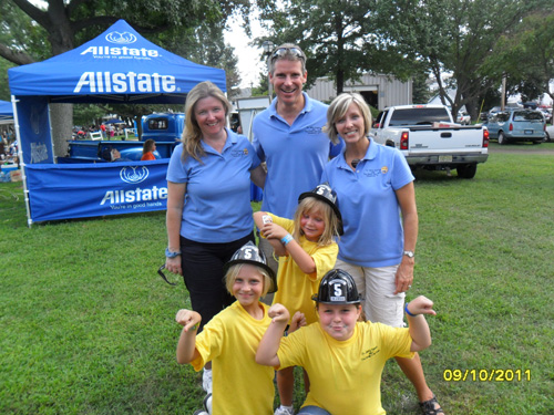 Dr Popeck and his family at the Pennsville SeptemberFest 2011